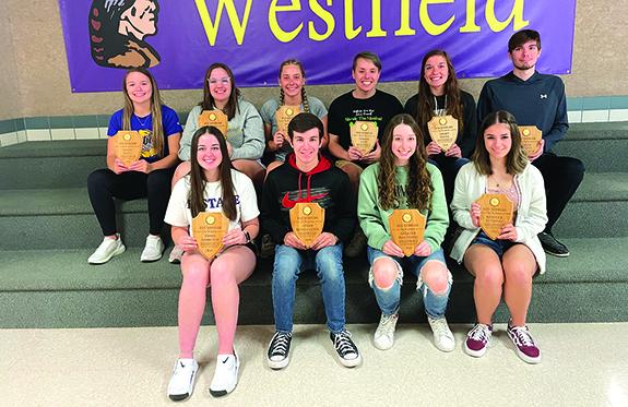 Westfield High School announces top ten students