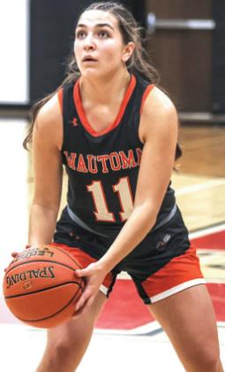 Alayna Panich scored a game high 17 points in Wautoma’s season-opening 62-37 win over Manawa Nov. 14.