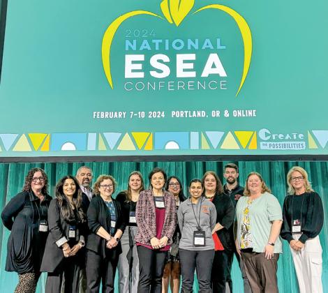 Wautoma Area School District’s Parkside School was recognized at the National ESEA Conference. 