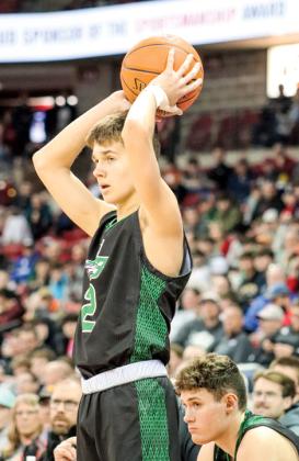 Junior Brody Dernbach scored 11-points in the State Semi-Final against the Abundant Life Christian Challengers.