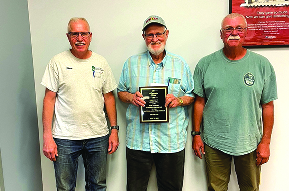 Wautoma Area Fire Board honors Allen Stea for 19 years of service ...