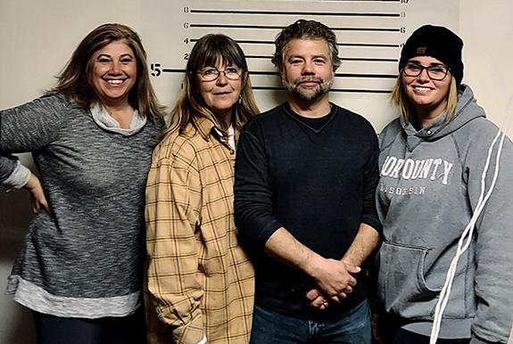 On Oct. 31 the Waushara County Historical Society hosted a paranormal investigation with the East Oxford Paranormal Society team. The event was featured live on Facebook. Members of the paranormal group include Michelle Fenske, Lisa Bignell, Dave Bignell, and Rachel Zimmerman. Not pictured, but also in attendance is Broc Reeson.