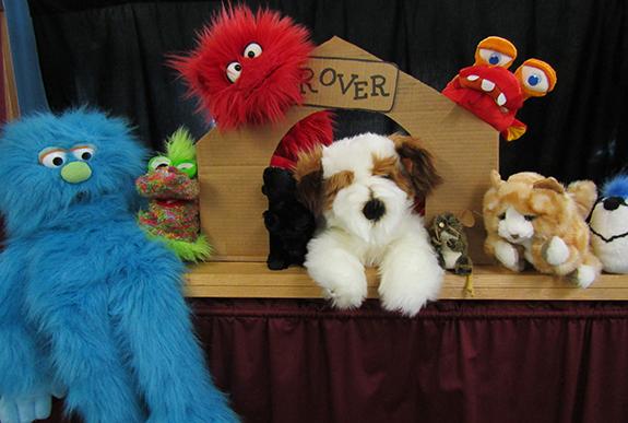 Kent Barnard is excited to return to in-person Storytime with his puppet pals.
