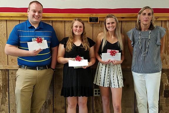 Cody Atkinson, Taylor Adair, Juleanna Johnson, and TCWR Volunteers President Rose Morrow attended the  ThedaCare-Wild Rose Scholarship Luncheon. Not present due to work commitments were Dalene Sherburn and Danielle Meyer.