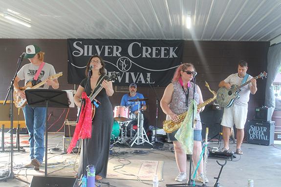 The Silver Creek Revival band finished out the Music in the Park series at Bird Creek Park in Wautoma on Aug. 25. 