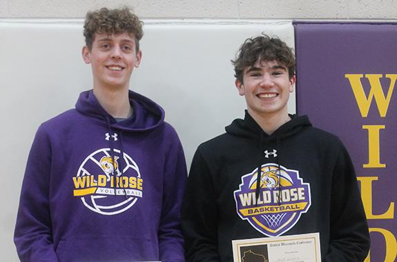 Wild Rose basketball players honored at winter sports banquet