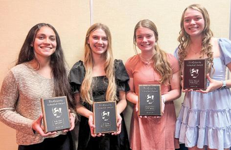 WVCA and AVCA Individual and Team All-Academic Awards went to Cali Eastling, Courtney Bauck, Kaila Foster, and Makenna Rettler for a combined 3.86 GPA for the 2022-2023 school year.