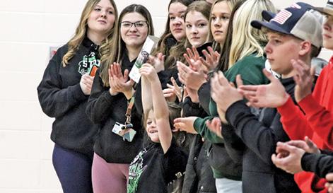 Eagle fans were able to get autographs and photos from the team during the State send-off on March 14 at Almond-Bancroft High School. 