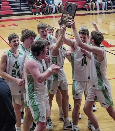 The Eagles took home their first Sectional Championship victory on March 9. 